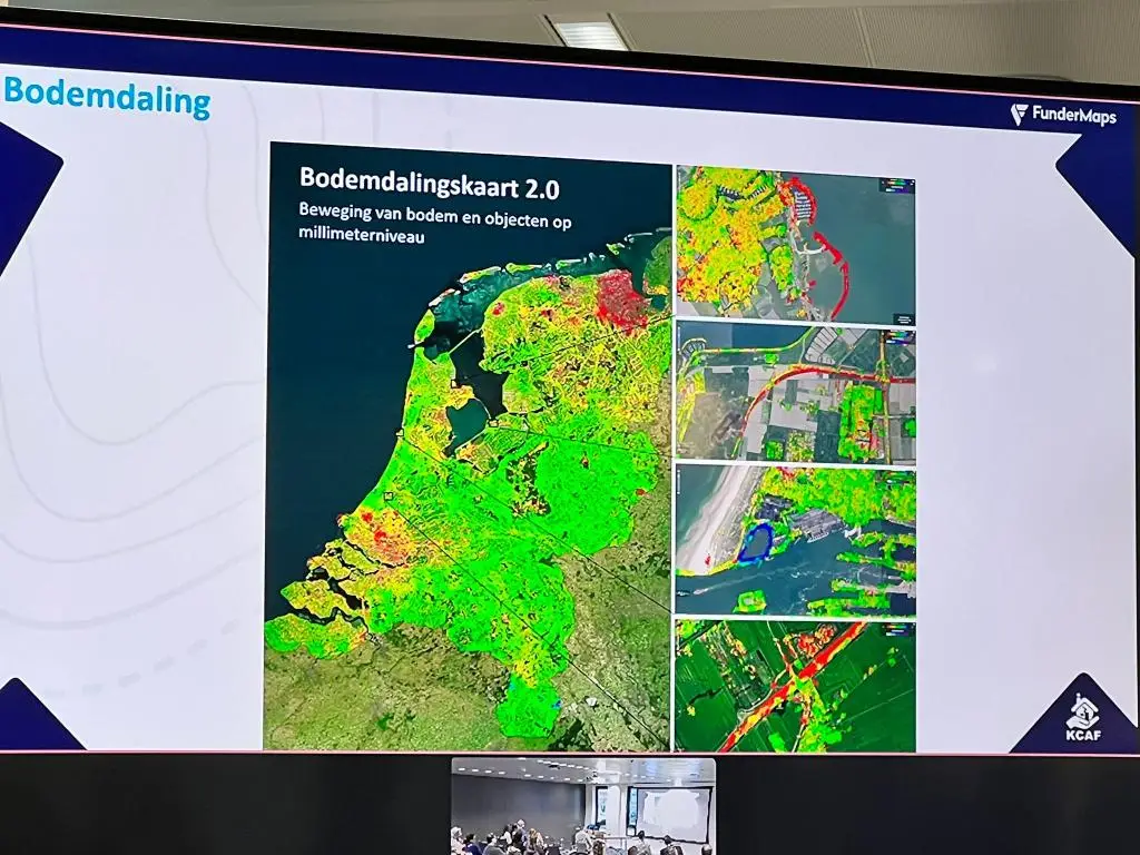 Presentatie over bodemdaling en funderingsrisico's tijdens de NVM-kenniswerkgroep Taxeren